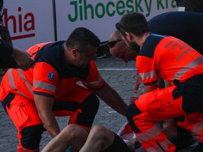 Zdravotnická záchranná služba Jihočeského kraje dohlížela na bezpečnost účastníků Mattoni 1/2Maratonu v Českých Budějovicích